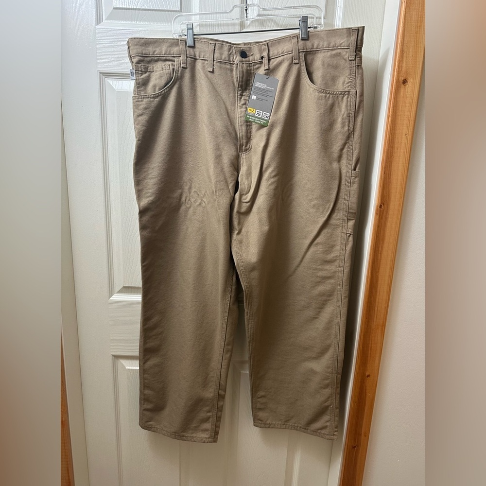 Carhartt Men's Fr Loose Straight Canvas Pant 44/30 NEW